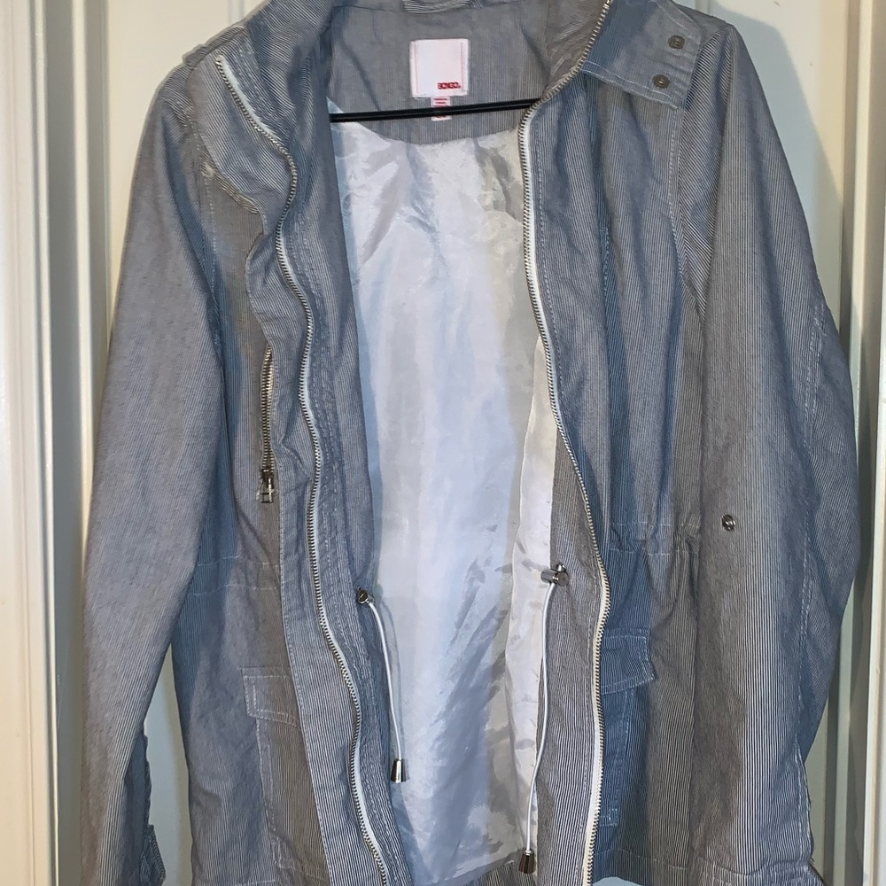 Grey Striped Jacket